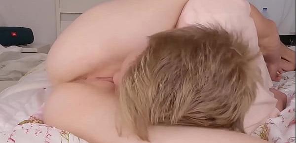  LICKING and EATING PERFECT SWEET PUSSY of my YOUNG ROOMMATE - Real Amateurs MrPussyLicking